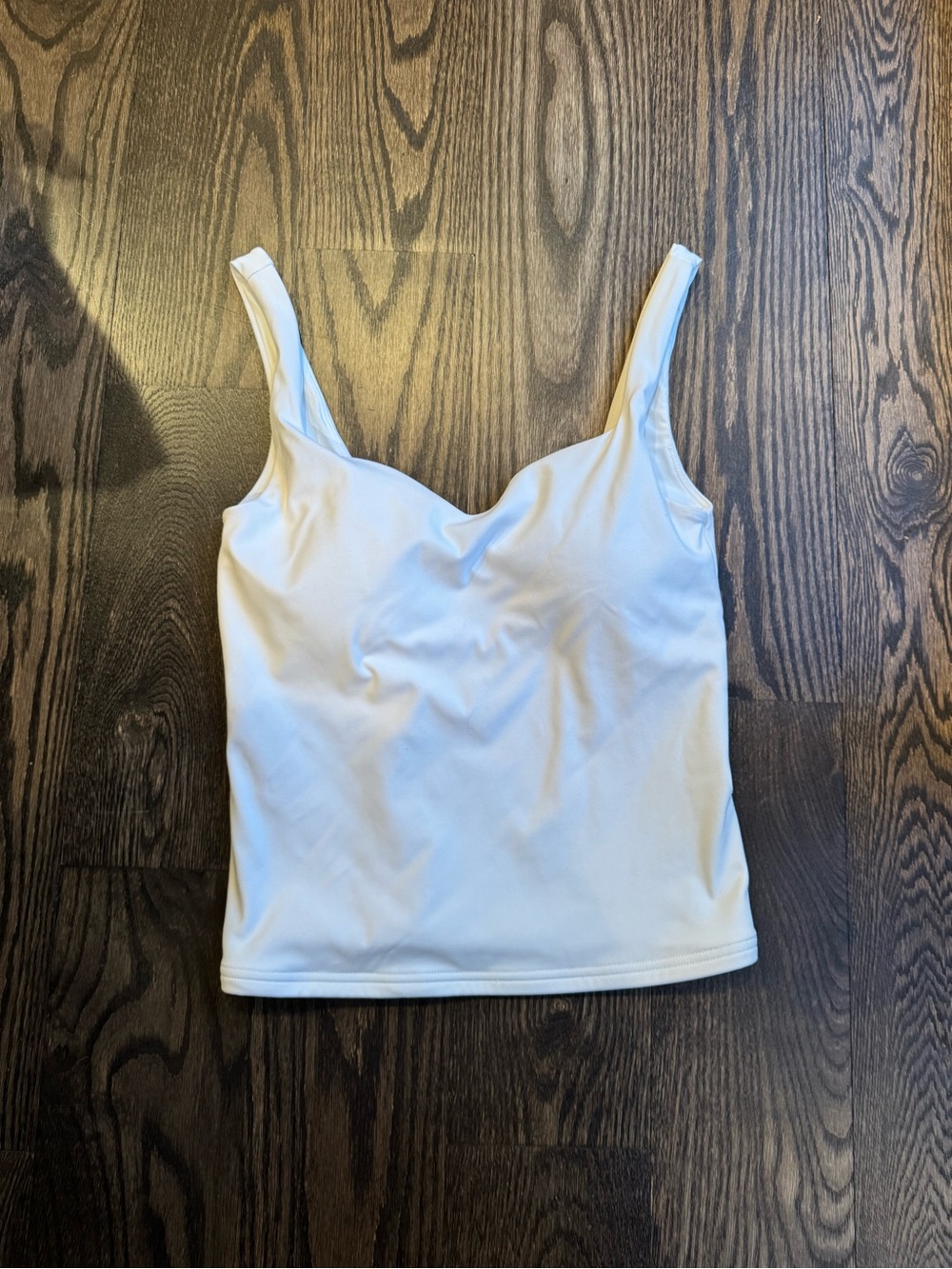 Klassy Network White Scoop Neck Tank Top